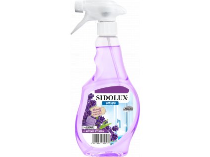 SIDOLUX WINDOW - Nano code levandule a marseilské mýdlo , 500ml s rozprašovačem