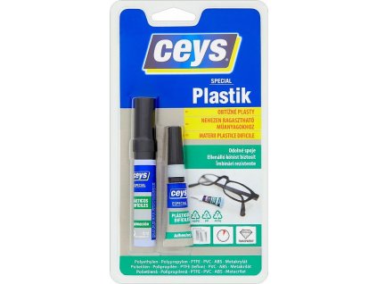 Lepidlo CEYS na obtížné plasty 3g + 4ml