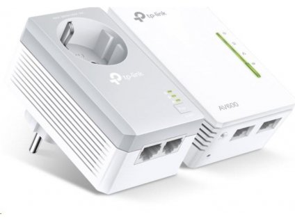 TP-Link TL-WPA4226KIT AV500 Powerline WiFi Kit - - sada napájecího adaptéru - - HomePlug AV (HPAV) - Wi-Fi - zapojitelný do zdi