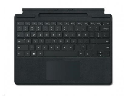 Microsoft Surface Pro Signature Keyboard - Klávesnice - s touchpad, akcelerometr, zásobník pro nabíjení a skladování Surface Slim Pen 2 - QWERTY - Mezinárodní angličtina - černá - s Slim Pen 2 - pro Surface Pro 8, Pro 8 for Business, Pro 9, Pro 9 for