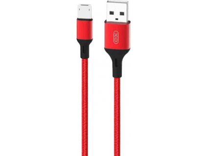 Kabel USB na Micro USB XO NB143, 2 m (červený)