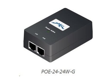 POE Ubiquiti Networks POE-24 Gigabit adapter 24V/1A (24W), včetně napájecího kabelu