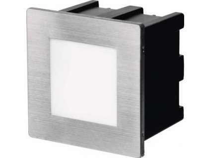 LED orientační vestavné svítidlo AMAL 80×80, 1,5W teplá bílá,IP65