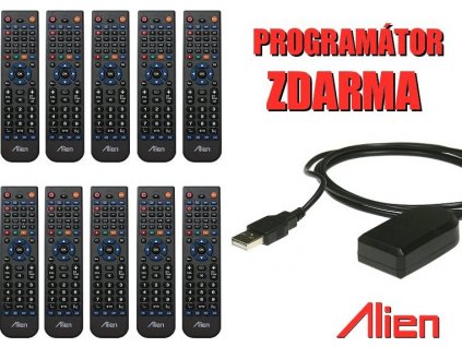 10x ovladač ALIEN 4v1 + USB programátor ZDARMA