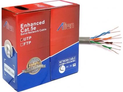 UTP kabel CAT 5E CCA  ALIEN 0.5mm 100m