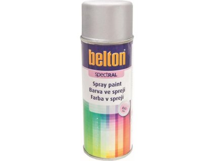 barva ve spreji BELTON RAL 9006, 400ml BÍ Al
