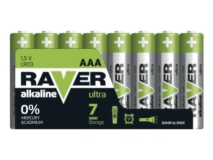 Alkalická baterie RAVER AAA (LR03)