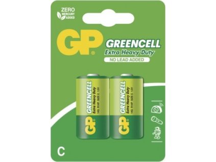 Zinková baterie GP Greencell C (R14)