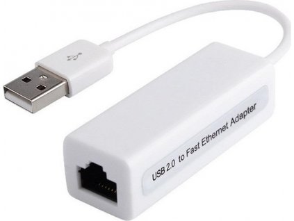 PremiumCord - Síťový adaptér - USB 2.0 - 10/100 Ethernet x 1 - bílá