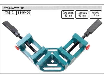Svěrka rohová 65 x 65 mm 90°