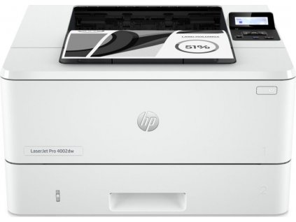 HP LaserJet Pro 4002dw - Tiskárna - Č/B - Duplex - laser - A4/Legal - 4800 x 600 dpi - až 40 stran/min. - kapacita: 350 listy - USB 2.0, Gigabit LAN, Bluetooth, Wi-Fi(n)