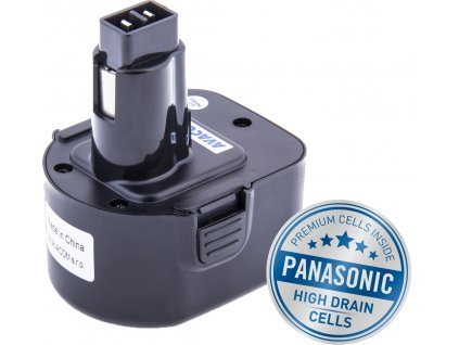 Baterie Avacom pro aku Black & Decker A9252 Ni-Mh 12V 3000mAh, články Panasonic - neoriginální