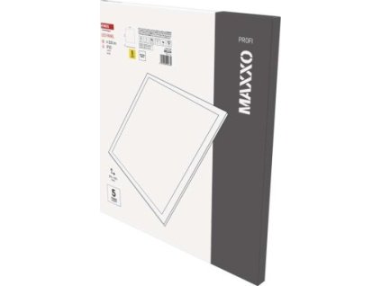 LED panel MAXXO 60×60, čtvercový vestavný bílý, 36W neutrální bílá