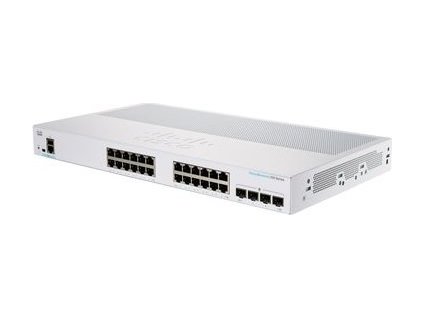 Cisco Business 350 Series CBS350-24T-4X - Přepínač - L3 - řízený - 24 x 10/100/1000 + 4 x 10 Gigabit SFP+ - Lze montovat do rozvaděče