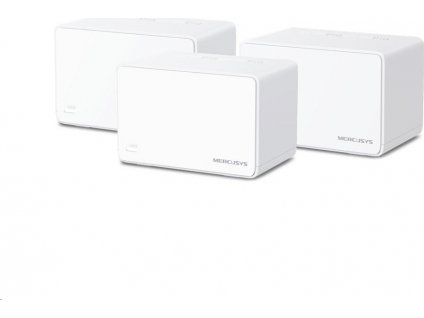 WiFi router TP-Link Mercusys Halo H80X(3-pack) WiFi 6, 3x GLAN, 2,4/5GHz, AX3000