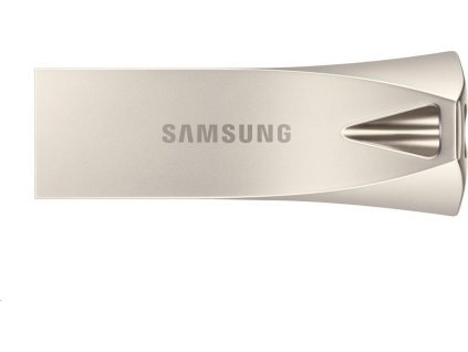 Flashdisk Samsung BAR Plus 64GB, USB 3.1, kovový, stříbrný