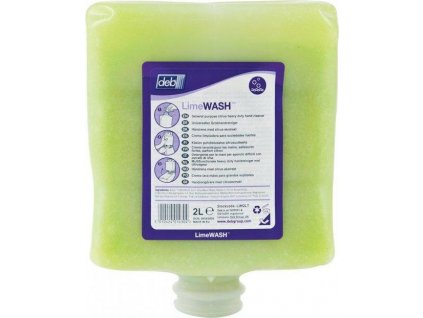 Tekuté mýdlo abrazivní DEB Lime Wash 2l - 1ks