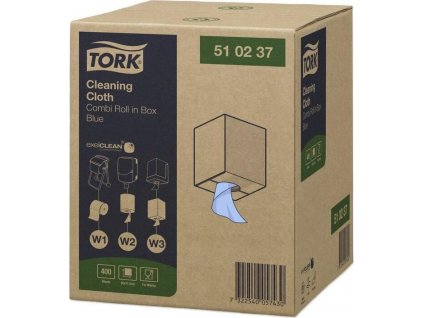 Netkaná textílie Tork Premium 510 malá role modrá - 1ks