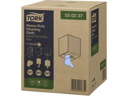 Netkaná textílie Tork Premium 530 malá role modrá - 1ks