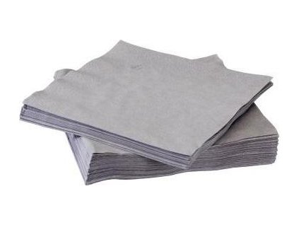 Papírové ubrousky TORK 2vrstvy 33x33cm šedé - 200ks