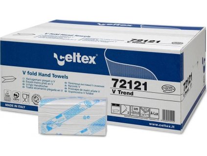 Papírové ručníky skládané CELTEX V Trend 3150ks, bílé, 2vrstvy