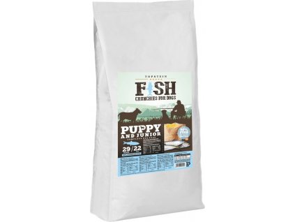 Fish Crunchies for dogs Puppy and Junior 1 kg