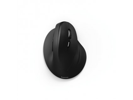 HAMA myš EMW-500/ bezdrátová/ optická/ 1800 dpi/ vertikální/ ergonomická/ 6 tlačítek/ USB/ černá