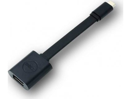 Dell - USB adaptér - 24 pin USB-C (M) do USB typ A (F) - USB 3.1 - 13.2 cm - černá - pro Chromebook 3110, 3110 2-in-1; Latitude 54XX, 55XX; Precision 3260, 35XX, 55XX, 75XX, 77XX