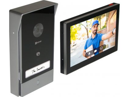 Videotelefon Ezviz HP7 Domácí interkom s nočním viděním a RFID tagy