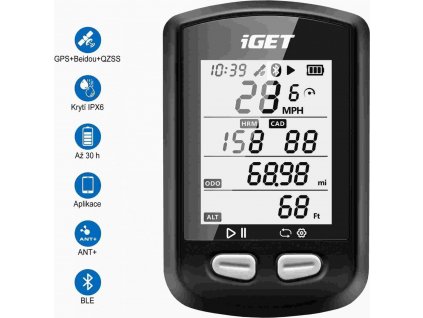 iGET CYCLO C200 - cyklocomputer GPS