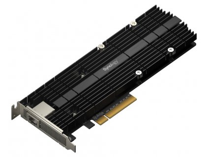 Synology E10M20-T1 - Síťový adaptér - PCIe 3.0 x8 nízký profil - 10Gb Ethernet x 1 - pro Synology RS820, SA3400, SA3600; Disk Station DS1618, DS1819, DS2419; RackStation RS820