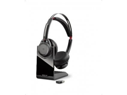 Poly Bluetooth Headset Voyager Focus UC B825-M, včetně nabíjecího stojánku