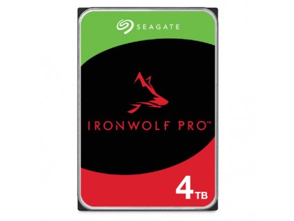Seagate IronWolf Pro ST4000NT001 - Pevný disk - 4 TB - interní - 3.5" - SATA 6Gb/s - 7200 ot/min. - vyrovnávací paměť: 256 MB - s 3 roky Seagate Rescue Data Recovery