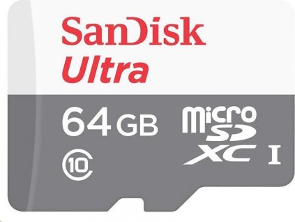 Sandisk MicroSDXC karta 64GB Ultra (80MB/s, Class 10 UHS-I, Android)