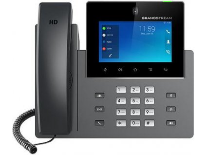 Grandstream GXV3450 SIP video telefon, 5"IPS bar.dot.displ., 16 SIP účty, Android11, WiFi, BT, PoE+