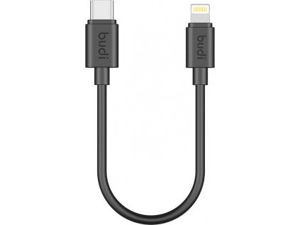 Kabel USB Budi 35W 25cm (černý)