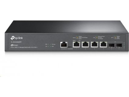 Switch TP-Link TL-SX3206HPP 4x 10GLan/PoE+, 2x 10GSFP+, 200W, Omada SDN