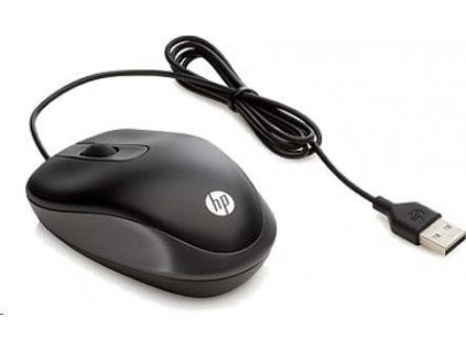 HP Travel - Myš - optický - 3 tlačítka - kabelové - USB