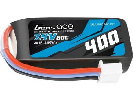 Baterie Gens Ace 400mAh 7,4V 60C 2S1P JST