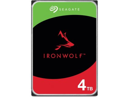 Seagate IronWolf ST4000VN006 - Pevný disk - 4 TB - interní - SATA 6Gb/s - 5400 ot/min. - vyrovnávací paměť: 256 MB - s 3 roky Seagate Rescue Data Recovery