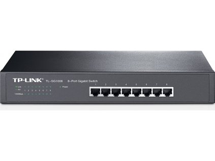 Switch TP-Link TL-SG1008 8x GLan, 19"rack