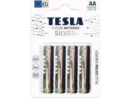 TESLA - baterie AA SILVER+, 4 ks, LR06