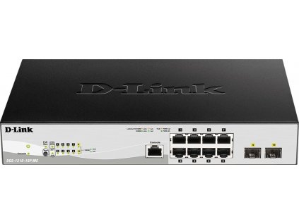 D-Link DGS-1210-10P/ME/E 8x 1G PoE, 2x 1G SFP Metro Ethernet Managed Switch