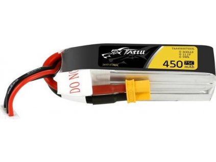 Baterie Tattu 450mAh 11,1V 75C 3S1P Long