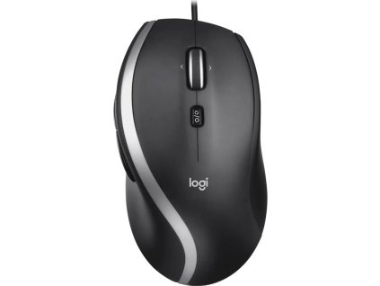 Logitech M500s/Kancelářská/Optická/Pro praváky/4 000DPI/Drátová USB/Černá