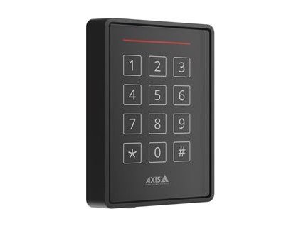 Axis A4120-E - RFID čtečka proximity karet/klávesnice - 1 souprava - kabelové - série RS-485 - černá, NCS S 9000-N