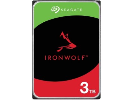 Seagate IronWolf ST3000VN006 - Pevný disk - 3 TB - interní - SATA 6Gb/s - 5400 ot/min. - vyrovnávací paměť: 256 MB - s 3 roky Seagate Rescue Data Recovery