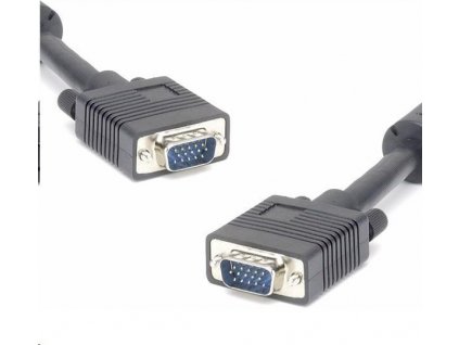 PREMIUMCORD Kabel k monitoru HQ (Coax) 2x ferrit,SVGA 15p, DDC2,3xCoax+8žil, 3m