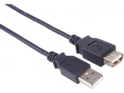 PremiumCord - Prodlužovací šňůra USB - USB (M) do USB (F) - USB 2.0 - 50 cm - černá