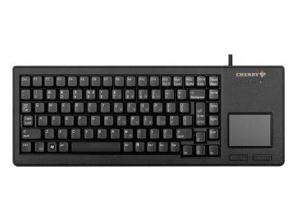 CHERRY klávesnice G84-5500, touchpad, ultralehká, USB, EU, černá